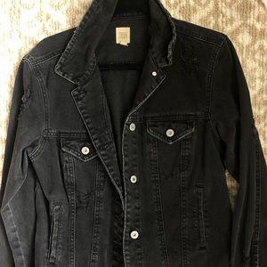 Black Denim Jacket Size M
